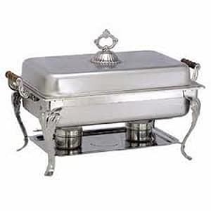 Lift-Top Rectangular Stainless Chafer