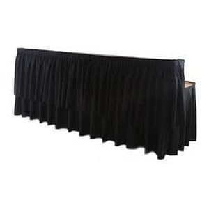 6' Bar Setup - Black, White or Ivory Skirting