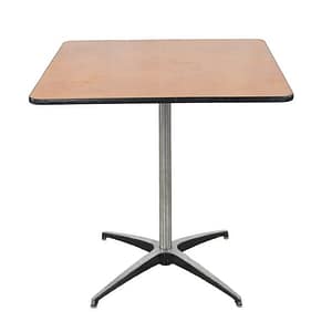 30" Square, Dining Height Table