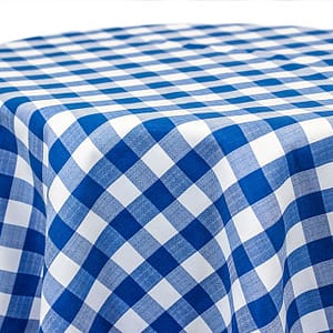 Blue/White Picnic Check