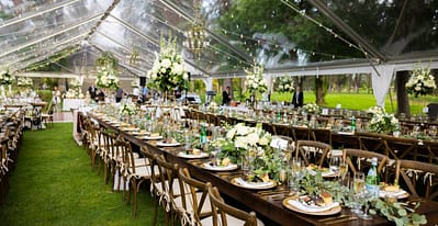 Beautiful Natural Outdoor Wedding by Event Rents INW
