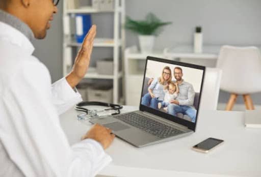 family telemedicine appointment