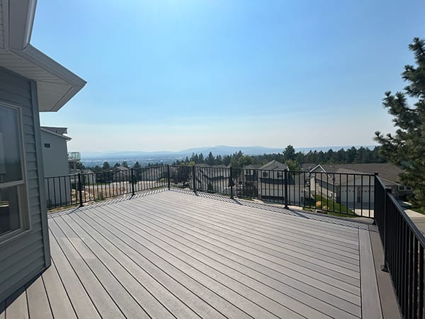 We specialize in elevated deck construction for high-end homes with scenic views.