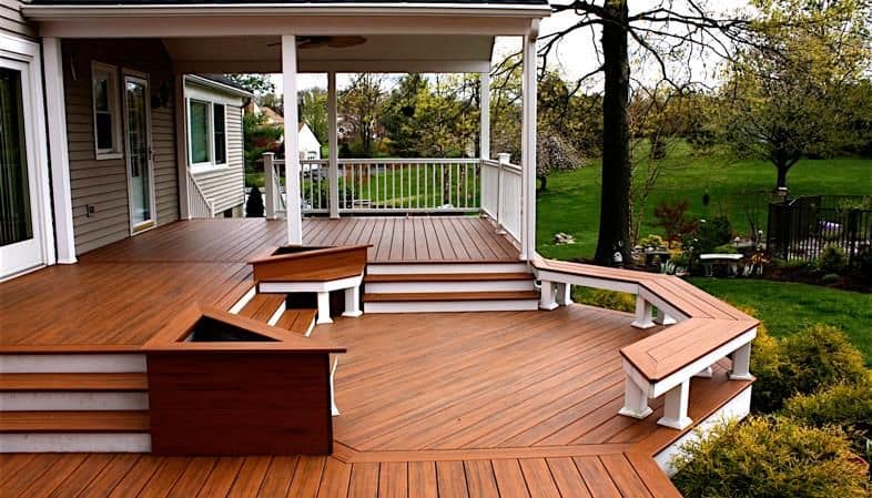 handcrafted deck building.