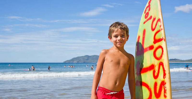 Surfing Boy In Tamarindo Costa Rica