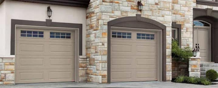 two garage door